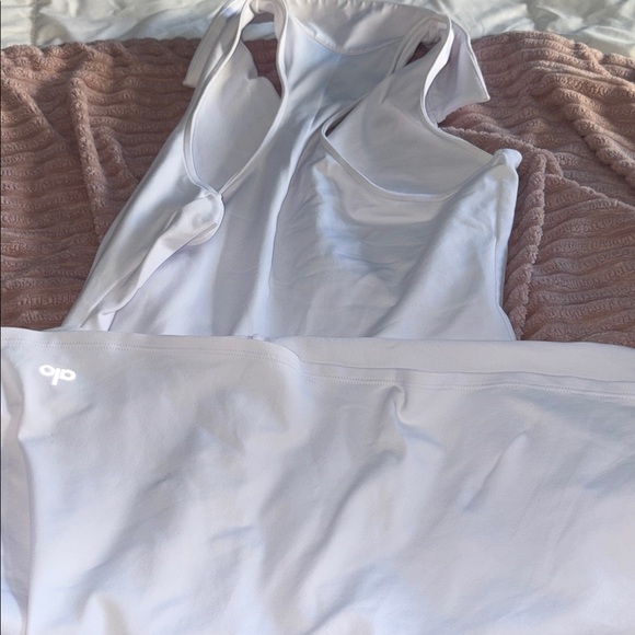 Alo Yoga Charmed Tennis Dress in white, size: S in EUC. - Picture 11 of 14